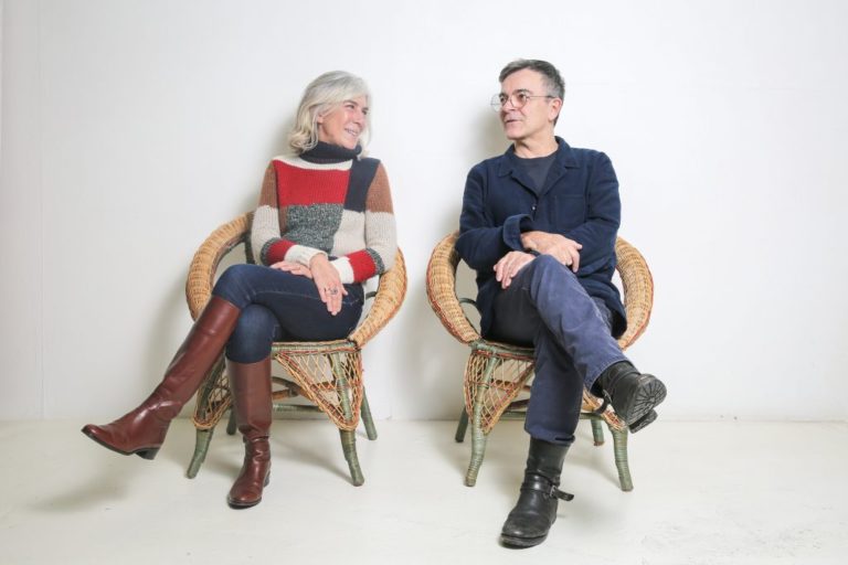 Chassé-croisé entre Fabrice Hyber et Nathalie Talec à la Fondation EDF