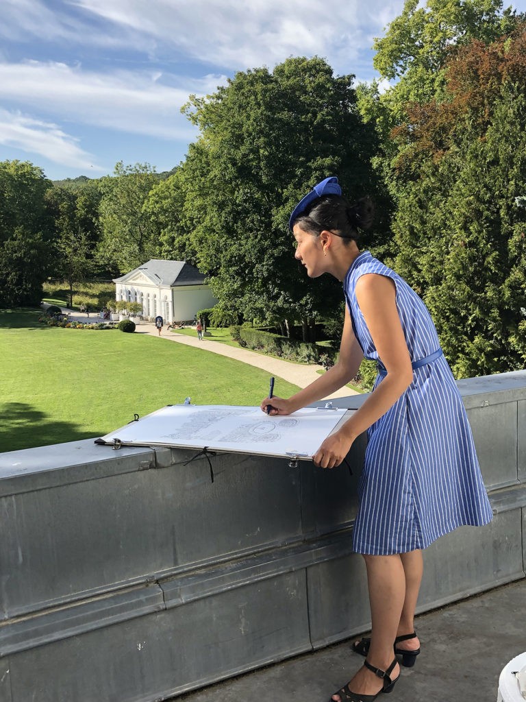 Christelle Téa à la Propriété Caillebote et l&rsquo;expérience du confinement