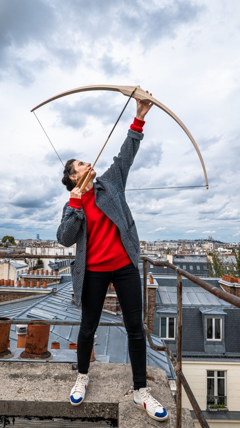 Prune Nourry, archère résiliente au Bon Marché