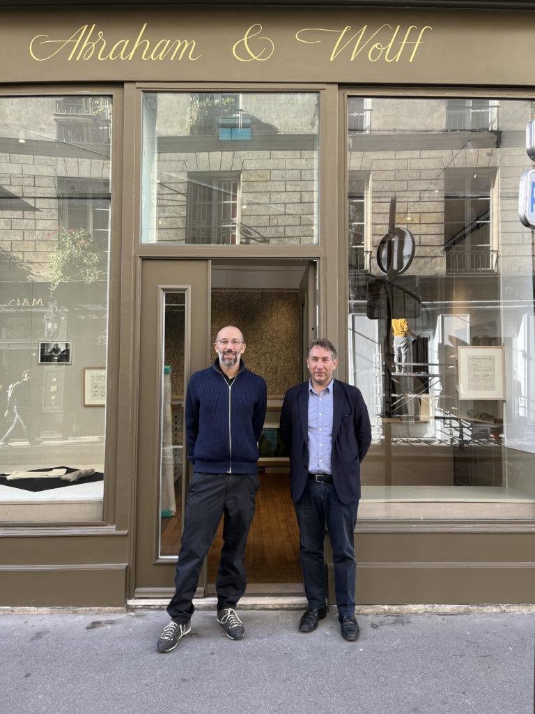 ABRAHAM & WOLFF, galerie et conciergerie des arts, 12 rue des Saints-Pères Interview Samy Abraham et Jocelyn Wolff